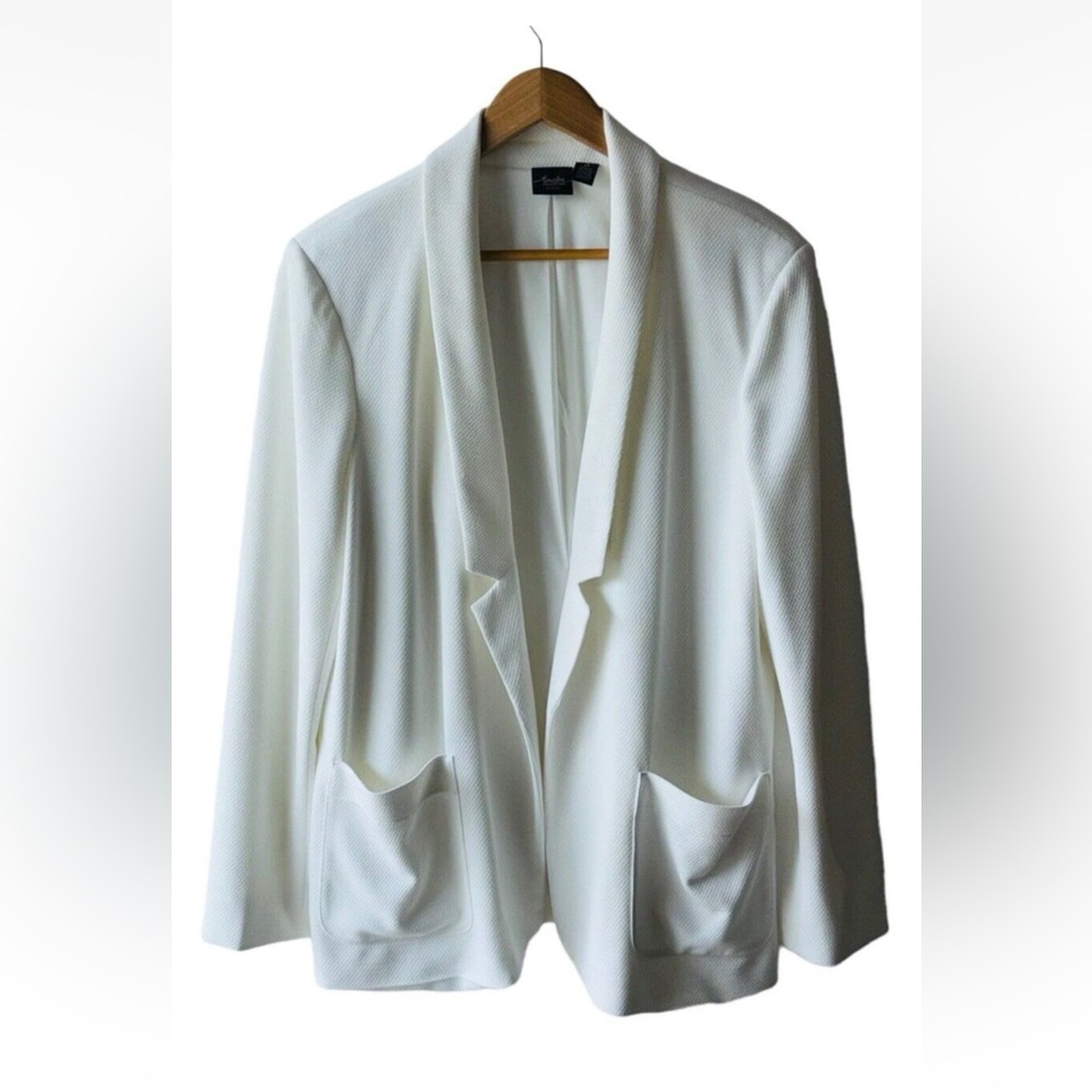 Chico’s Traveler’s Unstructured Open Front Blazer